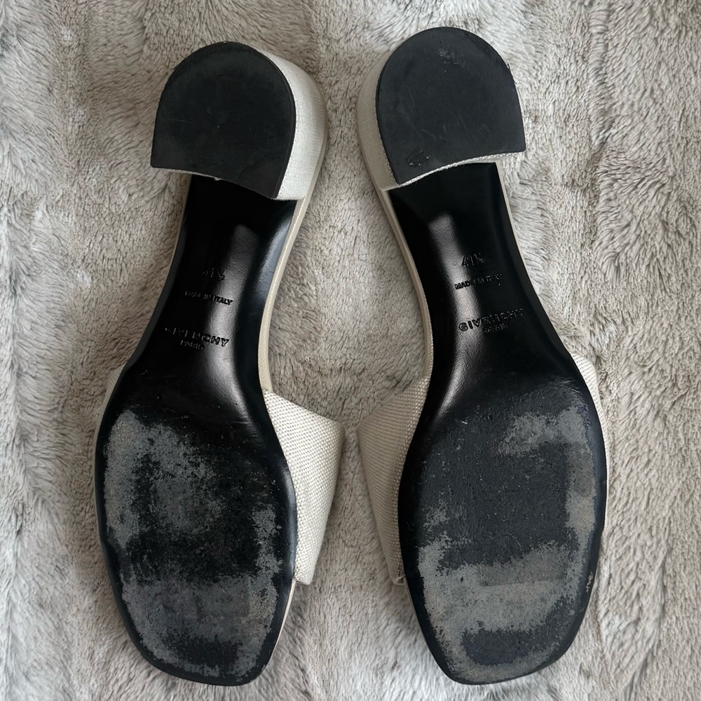 GIVENCHY 4g Slide Sandal In Beigeblack 41.5 - Picture 12 of 13